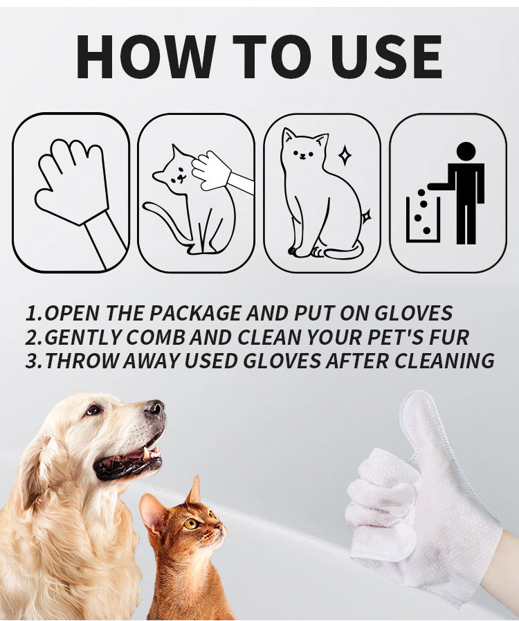 FreshPaws Grooming Glove Wipes