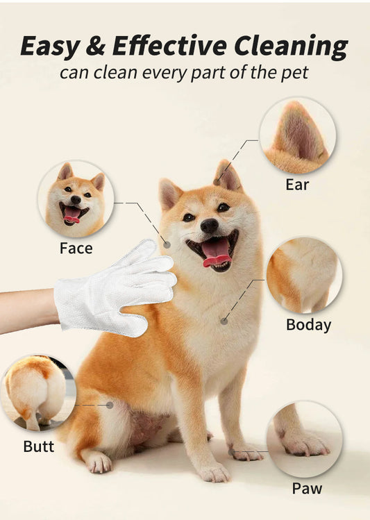 FreshPaws Grooming Glove Wipes