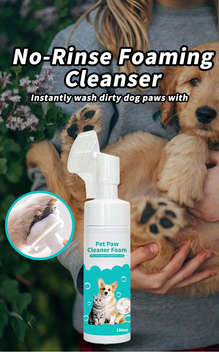 No-Rinse Foaming Pet Paw Cleanser