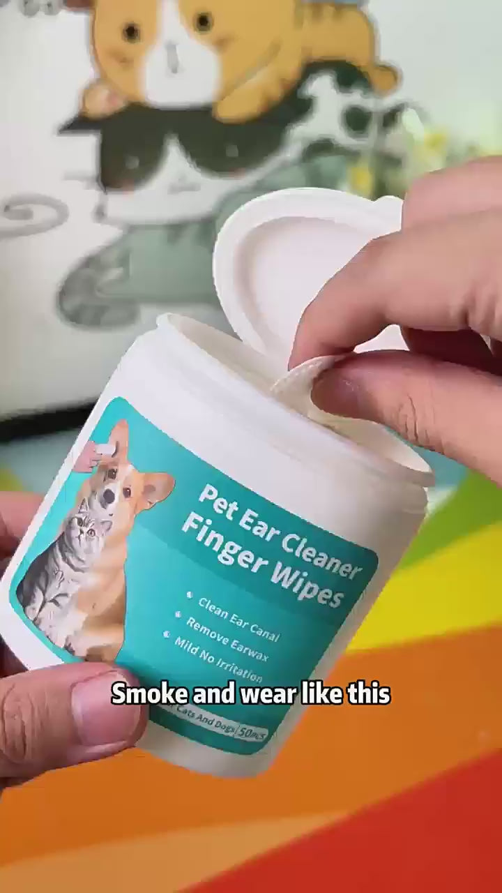 FreshEars Pet Ear Wipes